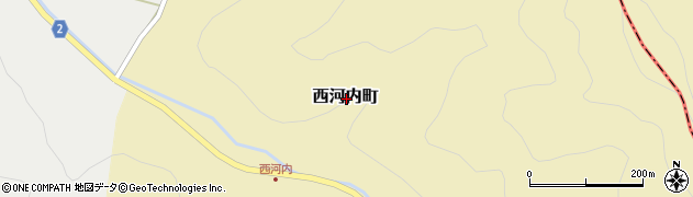 福井県越前市西河内町周辺の地図