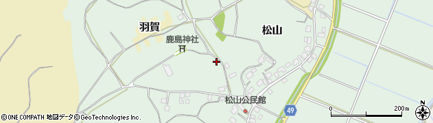 茨城県稲敷市松山2412周辺の地図
