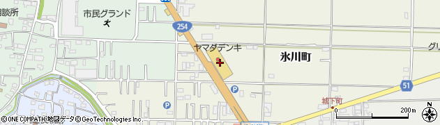 埼玉県川越市氷川町57周辺の地図