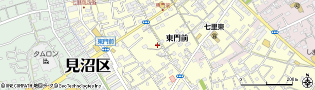 埼玉県さいたま市見沼区東門前周辺の地図