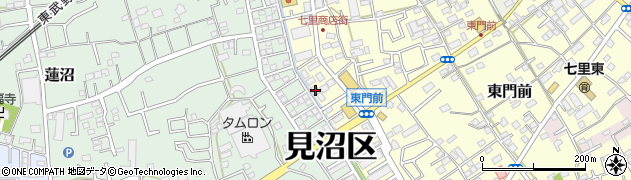埼玉県さいたま市見沼区東門前36周辺の地図