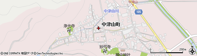 福井県越前市中津山町2周辺の地図