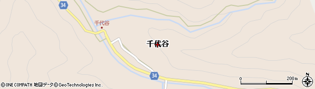福井県池田町（今立郡）千代谷周辺の地図