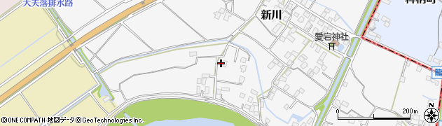 茨城県取手市新川316周辺の地図
