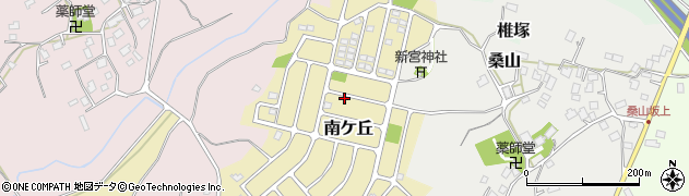 茨城県稲敷市南ケ丘周辺の地図