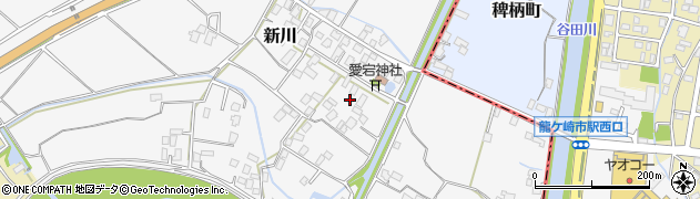 茨城県取手市新川257周辺の地図