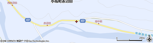 岐阜県下呂市小坂町赤沼田653周辺の地図