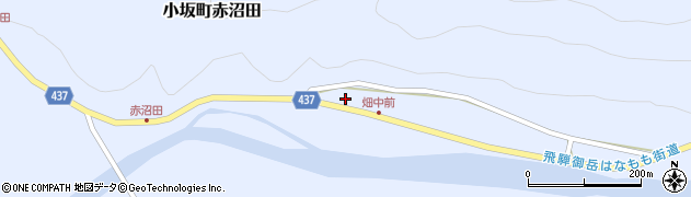 岐阜県下呂市小坂町赤沼田736周辺の地図