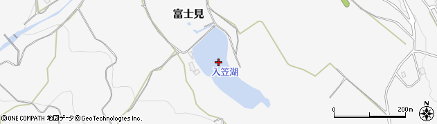 入笠湖周辺の地図