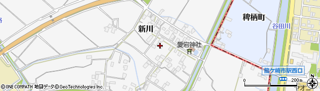 茨城県取手市新川197周辺の地図
