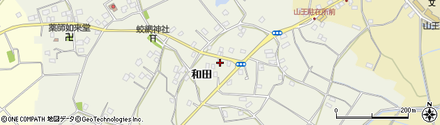 茨城県取手市和田1111周辺の地図