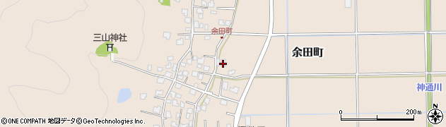 福井県越前市余田町34周辺の地図