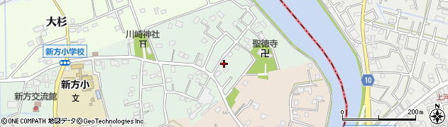 埼玉県越谷市北川崎43周辺の地図