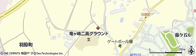 茨城県龍ケ崎市羽原町1940周辺の地図