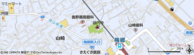 鏡円寺周辺の地図