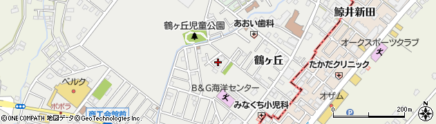 埼玉県鶴ヶ島市鶴ヶ丘周辺の地図