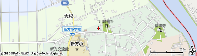 埼玉県越谷市北川崎108周辺の地図