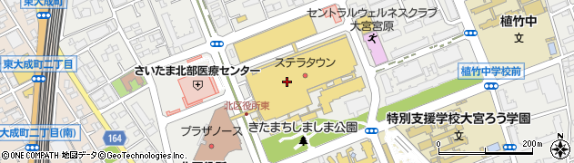 株式会社ニコニコ堂ヤマハ音楽教室　大宮ステラタウンセンター周辺の地図