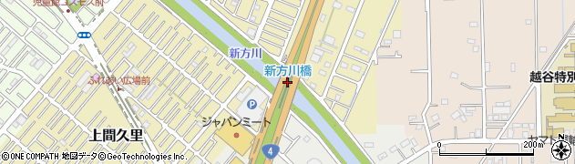 新方川橋周辺の地図