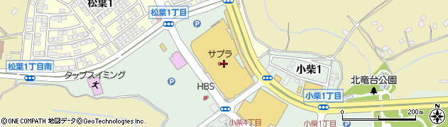 常陽銀行北竜台ショッピングセンターサプラ ＡＴＭ周辺の地図
