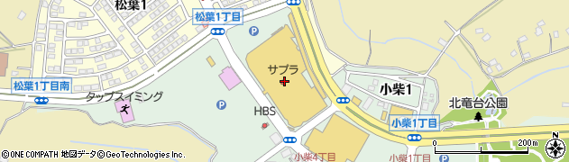 ダイソー竜ヶ崎サプラ店周辺の地図