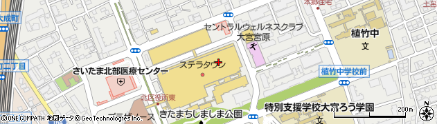 ポポラマーマ イトーヨーカドー大宮宮原店周辺の地図