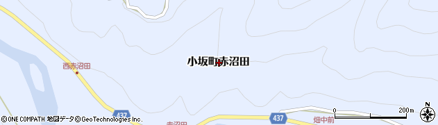 岐阜県下呂市小坂町赤沼田周辺の地図