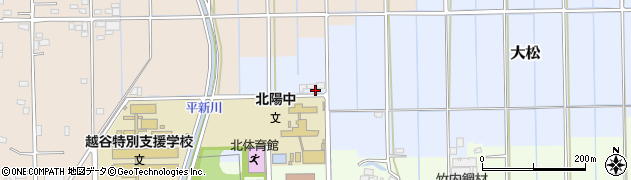 埼玉県越谷市大松447周辺の地図