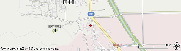福井県越前市中津山町10周辺の地図