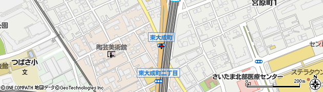 東大成町周辺の地図