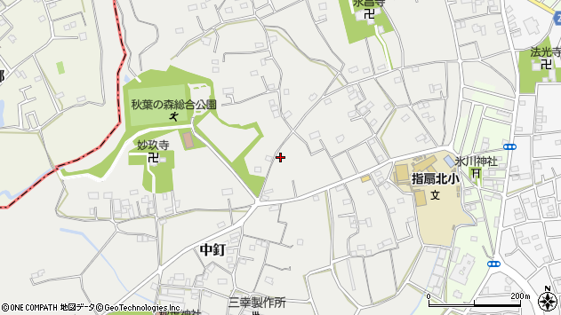 〒331-0077 埼玉県さいたま市西区中釘の地図
