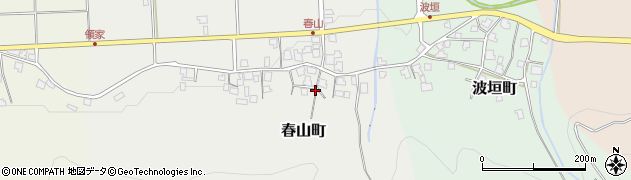 福井県越前市春山町20-1周辺の地図