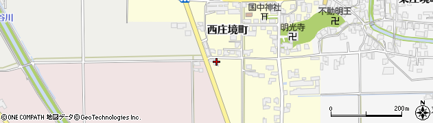 福井県越前市西庄境町13周辺の地図