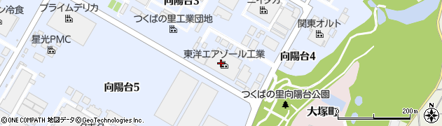 東洋エアゾール工業株式会社　筑波工場周辺の地図