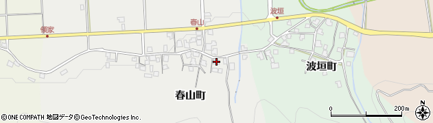 福井県越前市春山町21周辺の地図