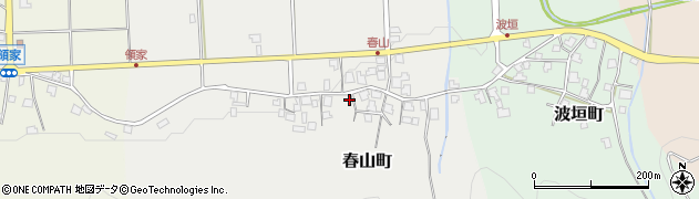 福井県越前市春山町20-13周辺の地図