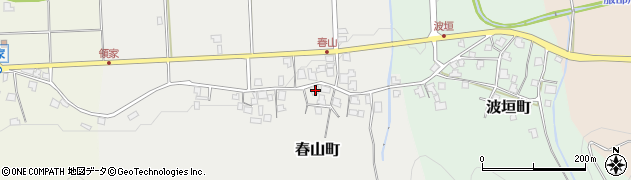 福井県越前市春山町20-14周辺の地図