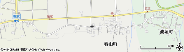 福井県越前市春山町18周辺の地図