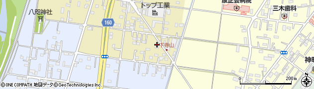 埼玉県川越市寺山23周辺の地図