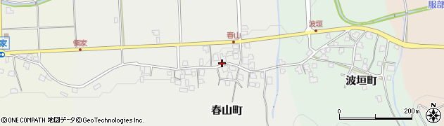 福井県越前市春山町20周辺の地図
