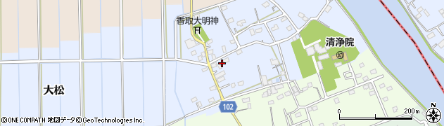 埼玉県越谷市大松146周辺の地図