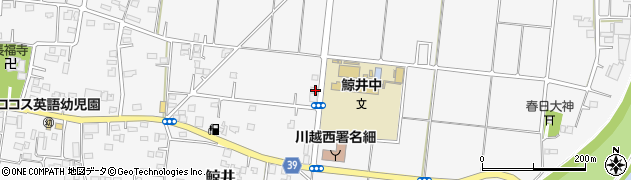 埼玉県川越市鯨井606周辺の地図