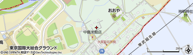 埼玉県坂戸市森戸周辺の地図