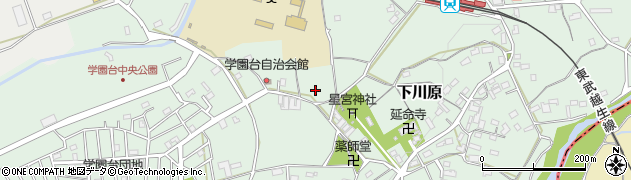 埼玉県毛呂山町（入間郡）下川原周辺の地図