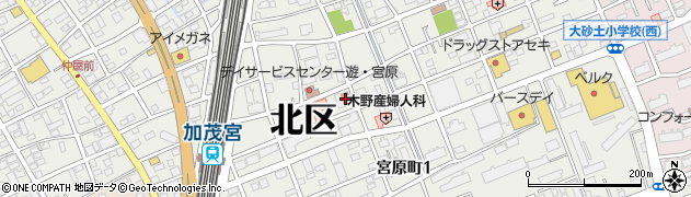 大宮加茂宮郵便局周辺の地図