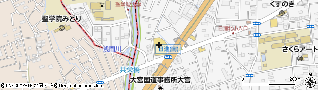 SUNNY PLACE CAFE Super 2nd STREET 大宮日進店周辺の地図
