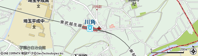 東武鉄道株式会社　川角駅周辺の地図