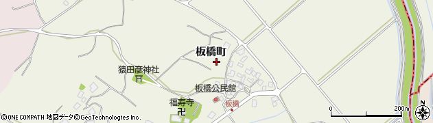 茨城県龍ケ崎市板橋町2843周辺の地図
