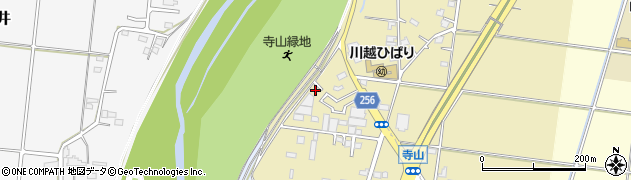 埼玉県川越市寺山141周辺の地図