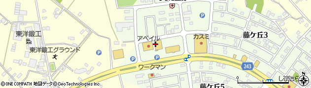 サイバック 龍ヶ崎店周辺の地図